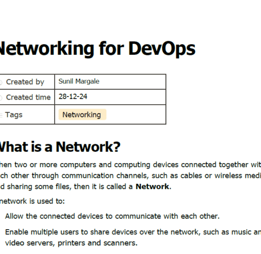 Networking for DevOps