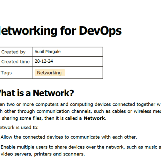 Networking for Dev Ops