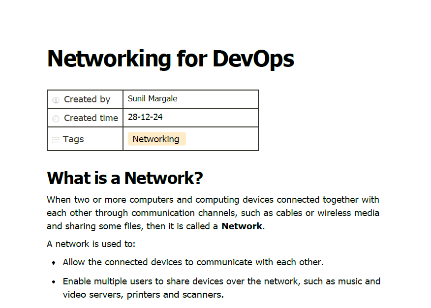 Networking for Dev Ops